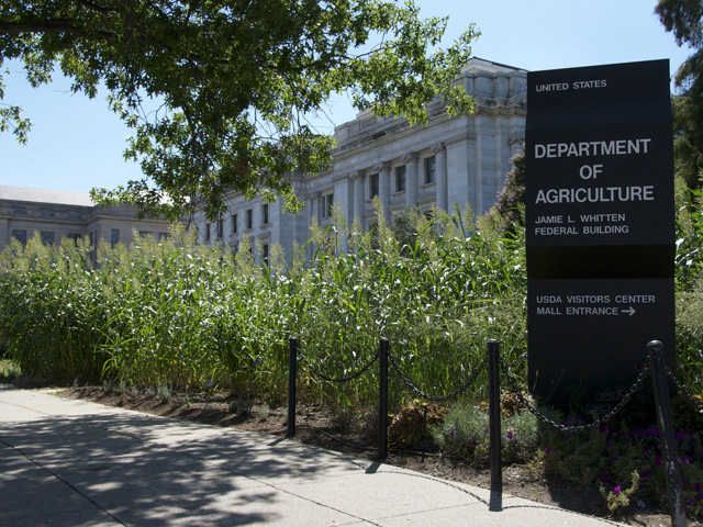 Most USDA employees remain furloughed on Thursday as officials have to make a call Friday whether to delay the Jan. 11 crop reports, because of the partial government shutdown over a funding dispute between President Donald Trump and Congress. (DTN file photo of USDA&#039;s Whitten Building in Washington, D.C.) 